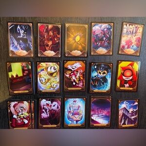 Lot of Hazbin Hotel Season 1 and Season 2 Trading Cards 1st Edition